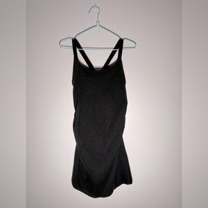 Beyond the Bump Charcoal Midi Dress